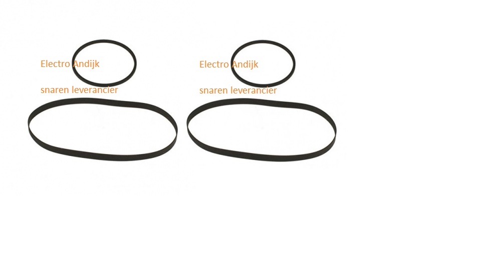 DeckTech® Replacement Drive Belt Kit For Sony TC-WE635 Cassette Deck – Made In Taiwan